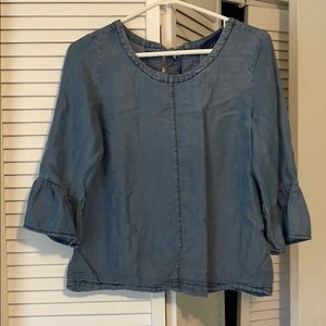 Denim blouse